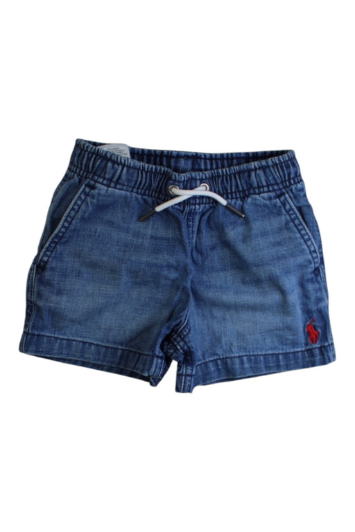 A Blue Shorts from Polo Ralph Lauren in size 3T for boy. (Front View)