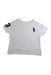 A White Short Sleeve T Shirts from Ralph Lauren in size 12-18M for boy. (Front View)