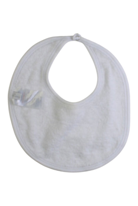 A White Bibs from Kissy Kissy in size 12-18M for boy. (Back View)