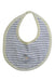 A Grey Bibs from Kissy Kissy in size 12-18M for boy. (Front View)