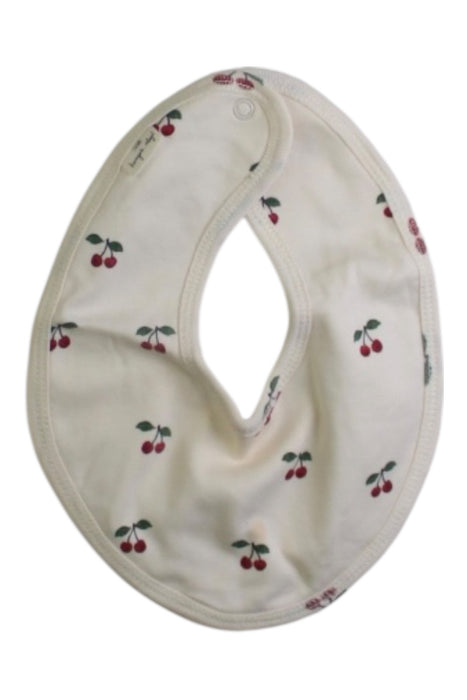 A White Bibs from Konges Sløjd in size 12-18M for girl. (Front View)