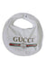 A White Bibs from Gucci in size 12-18M for neutral. (Front View)