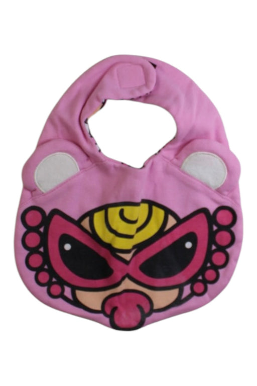 A Pink Bibs from Hysteric Mini in size 18-24M for girl. (Front View)
