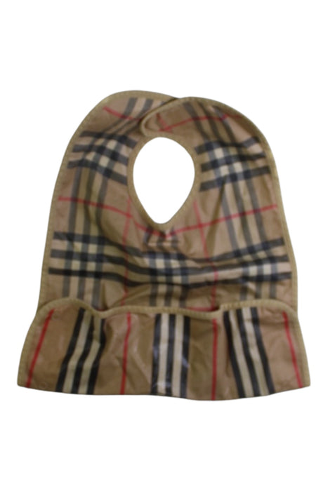 A Beige Bibs from Burberry in size 12-18M for neutral. (Front View)