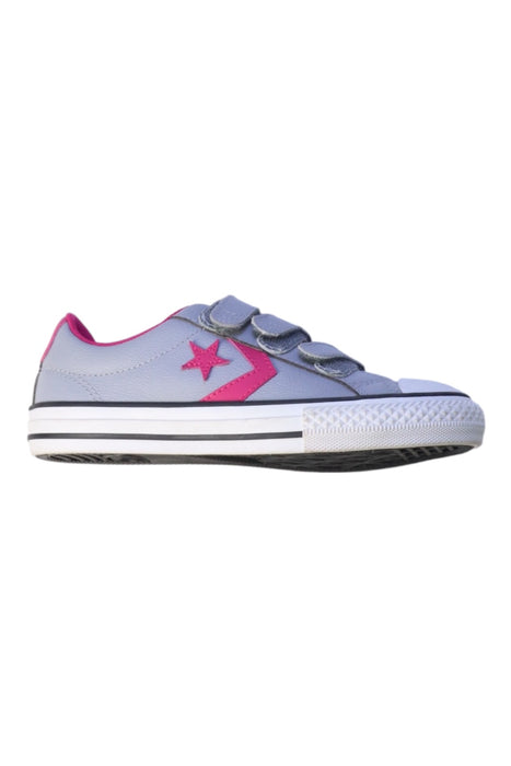 A Blue Sneakers from Converse in size 6T for neutral. (Front View)