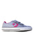 A Blue Sneakers from Converse in size 6T for neutral. (Front View)