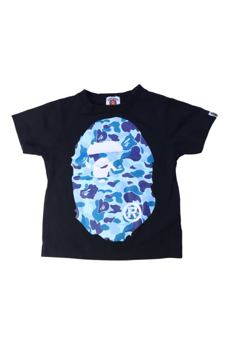 A Black Short Sleeve T Shirts from Bape by A Bathing Ape in size 2T for boy. (Front View)