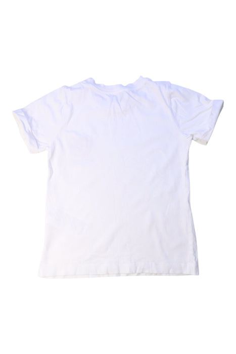 A White Short Sleeve T Shirts from Moschino in size 6T for boy. (Back View)