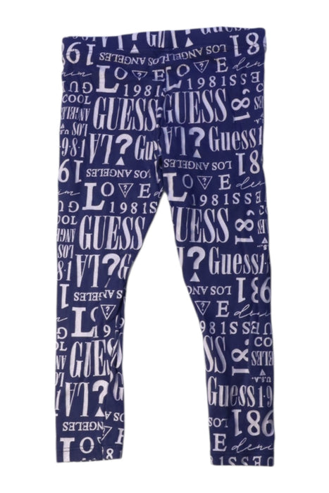 A Navy Leggings from Guess in size 3T for girl. (Back View)