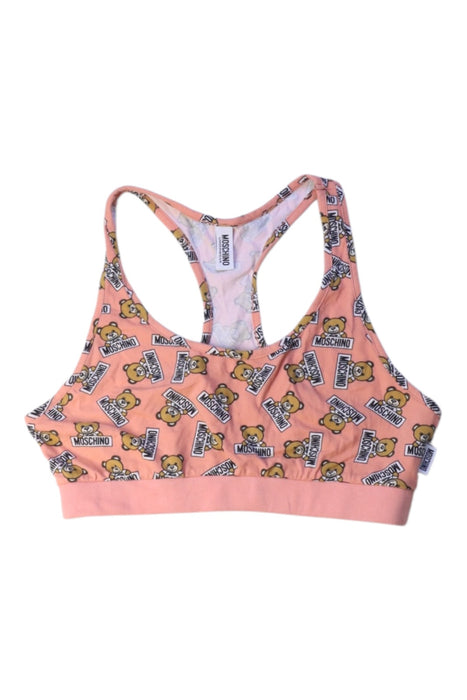 A Pink Active Tops from Moschino in size 14Y for girl. (Front View)