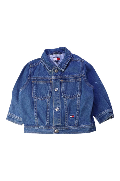 A Blue Lightweight Jackets from Tommy Hilfiger in size 12-18M for boy. (Front View)