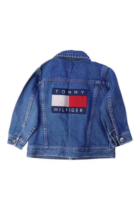 A Blue Lightweight Jackets from Tommy Hilfiger in size 12-18M for boy. (Back View)
