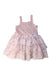 A Pink Sleeveless Dresses from Hux in size 3T for girl. (Front View)