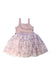 A Pink Sleeveless Dresses from Hux in size 3T for girl. (Back View)