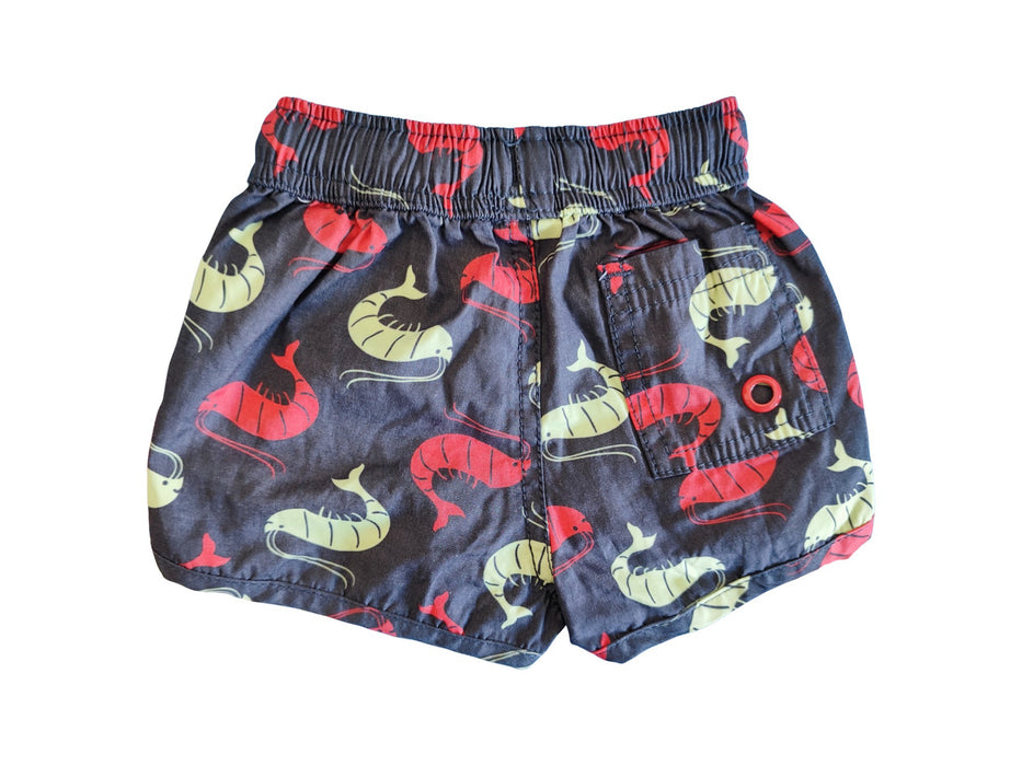 A Red Swim Shorts from Seed in size 3-6M for boy. (Back View)