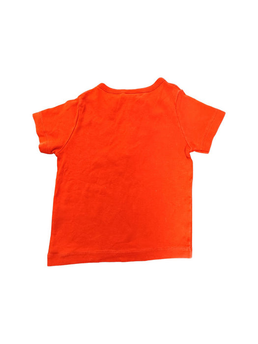 A Orange Short Sleeve T Shirts from Petit Bateau in size 3T for neutral. (Back View)