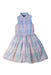 A Blue Sleeveless Dresses from Polo Ralph Lauren in size 7Y for girl. (Front View)