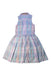 A Blue Sleeveless Dresses from Polo Ralph Lauren in size 7Y for girl. (Back View)