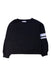 A Black Crewneck Sweatshirts from Monnalisa in size 8Y for girl. (Front View)