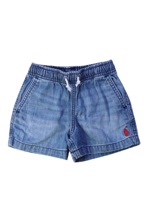 A Blue Shorts from Polo Ralph Lauren in size 3T for girl. (Front View)