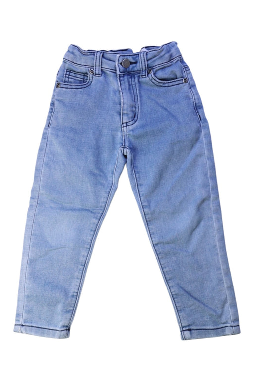 A Blue Jeans from Seed in size 2T for boy. (Front View)
