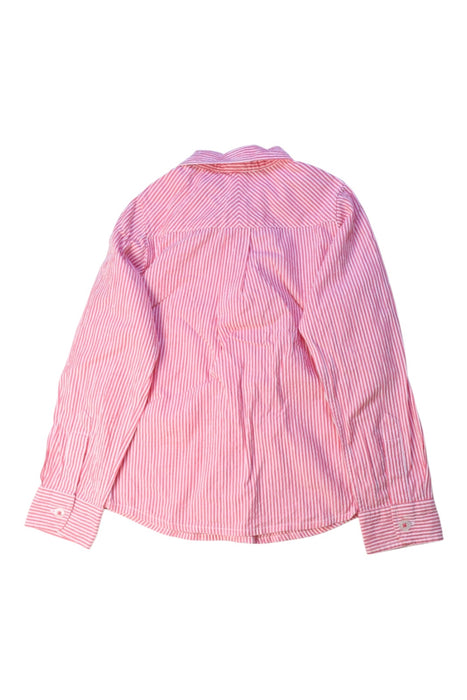A Pink Long Sleeve Shirts from Jacadi in size 4T for boy. (Back View)