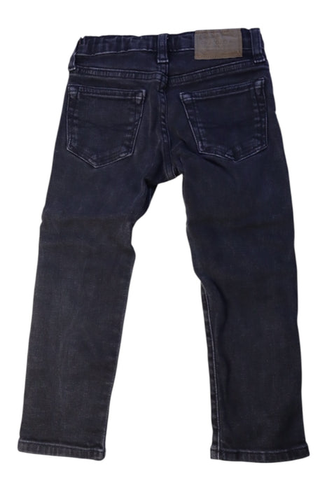 A Navy Jeans from Polo Ralph Lauren in size 3T for boy. (Back View)