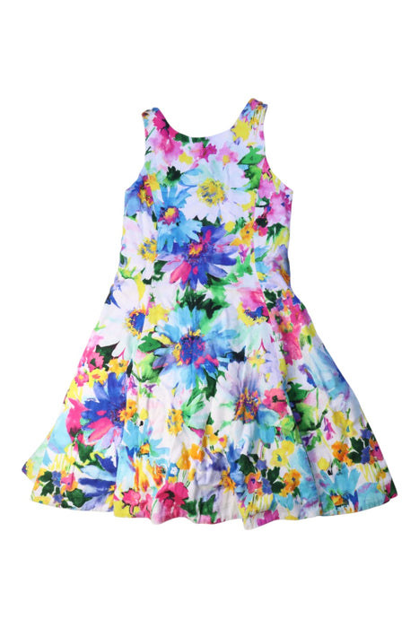 A Multicolour Sleeveless Dresses from Polo Ralph Lauren in size 6T for girl. (Front View)