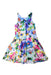 A Multicolour Sleeveless Dresses from Polo Ralph Lauren in size 6T for girl. (Back View)