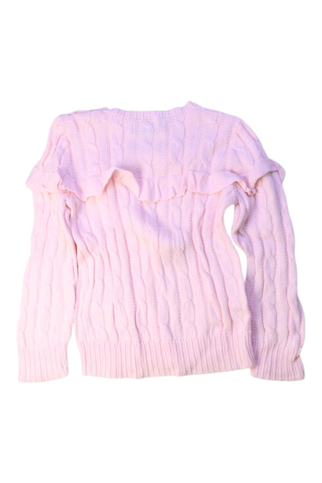 A Pink Knit Sweaters from Polo Ralph Lauren in size 4T for girl. (Back View)