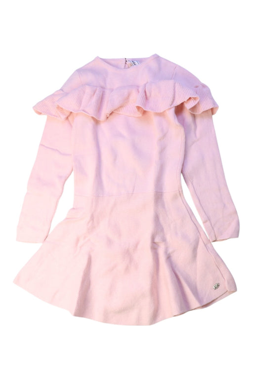 A Pink Long Sleeve Dresses from Tartine et Chocolat in size 4T for girl. (Front View)