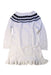 A White Sweater Dresses from Jacadi in size 4T for girl. (Back View)