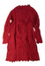 A Red Sweater Dresses from Polo Ralph Lauren in size 4T for girl. (Back View)