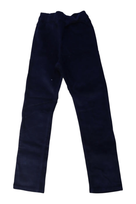 A Navy Casual Pants from Petit Bateau in size 6T for boy. (Front View)