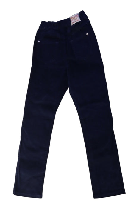 A Navy Casual Pants from Petit Bateau in size 6T for boy. (Back View)