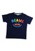 A Navy Short Sleeve T Shirts from BEAMS in size 2T for neutral. (Front View)