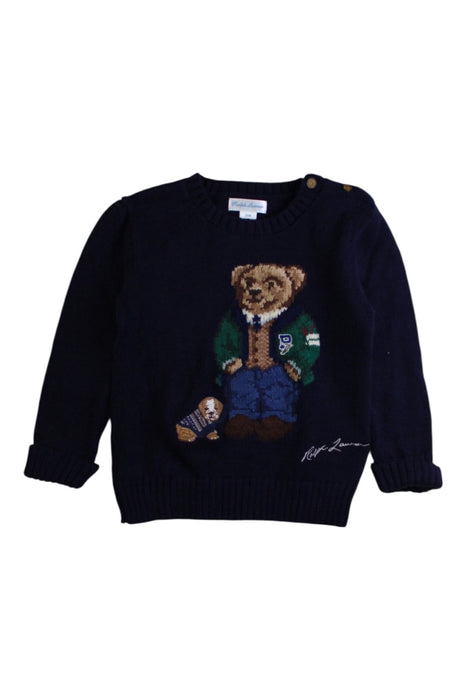 A Navy Knit Sweaters from Ralph Lauren in size 18-24M for boy. (Front View)