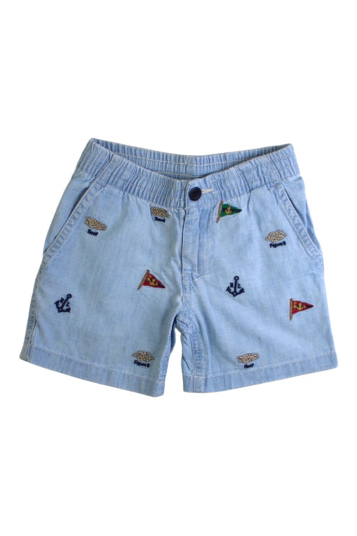 A Blue Shorts from Polo Ralph Lauren in size 2T for boy. (Front View)
