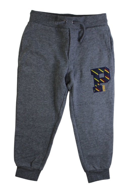 A Grey Sweatpants from Polo Ralph Lauren in size 4T for boy. (Front View)