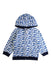 A Blue Zippered Sweatshirts from Petit Bateau in size 18-24M for boy. (Front View)