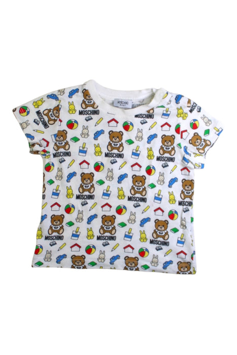 A Multicolour Short Sleeve T Shirts from Moschino in size 18-24M for neutral. (Front View)
