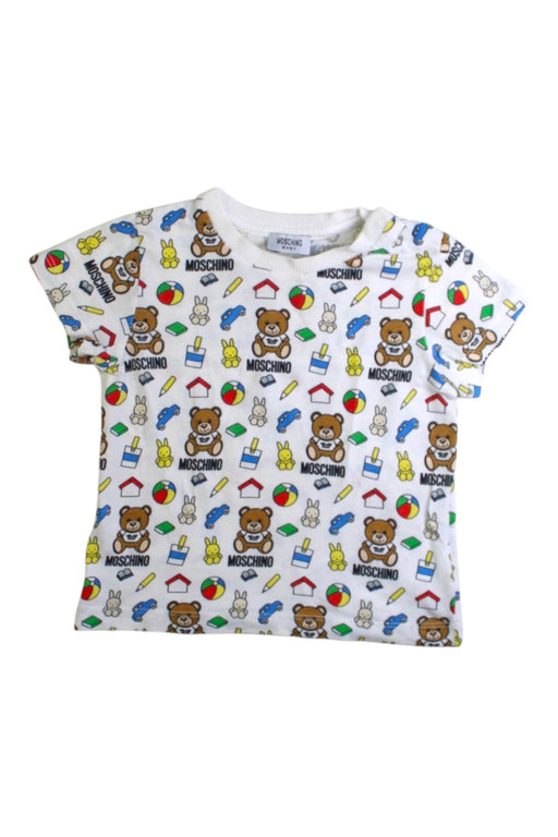 A Multicolour Short Sleeve T Shirts from Moschino in size 18-24M for neutral. (Front View)