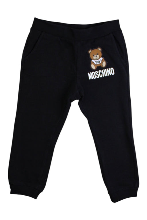 A Black Sweatpants from Moschino in size 18-24M for neutral. (Front View)