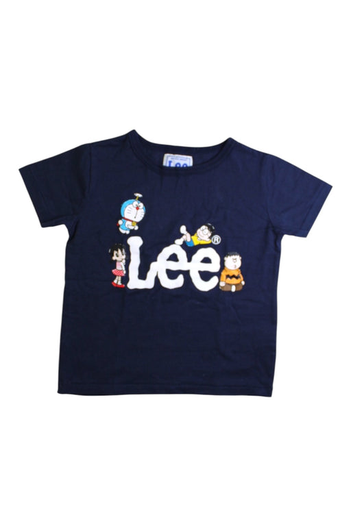 A Navy Short Sleeve T Shirts from Lee in size 2T for neutral. (Front View)