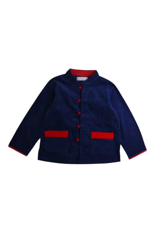 A Navy Blazers from Tang'Roulou in size 4T for boy. (Front View)