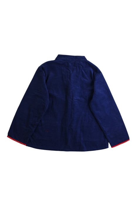 A Navy Blazers from Tang'Roulou in size 4T for boy. (Back View)