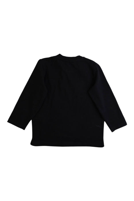 A Black Long Sleeve T Shirts from Moschino in size 18-24M for boy. (Back View)