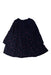 A Navy Long Sleeve Dresses from Jacadi in size 5T for girl. (Back View)