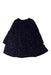 A Navy Long Sleeve Dresses from Jacadi in size 5T for girl. (Back View)