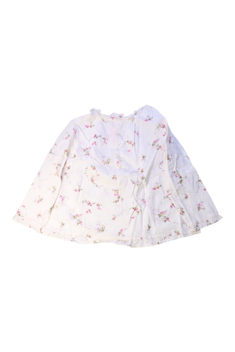 A White Long Sleeve Tops from Bonpoint in size 4T for girl. (Back View)